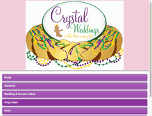 Tablet Screenshot of crystalweddings.net